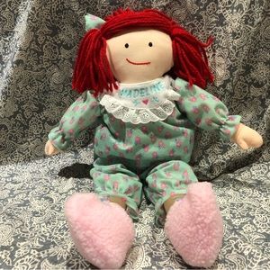 Vintage 1996 Madeline bedtime sleep soft doll